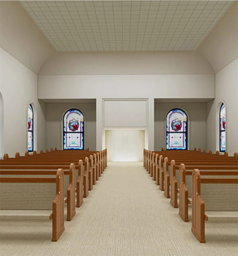 Sharpe’s designer rendering of a sanctuary color option