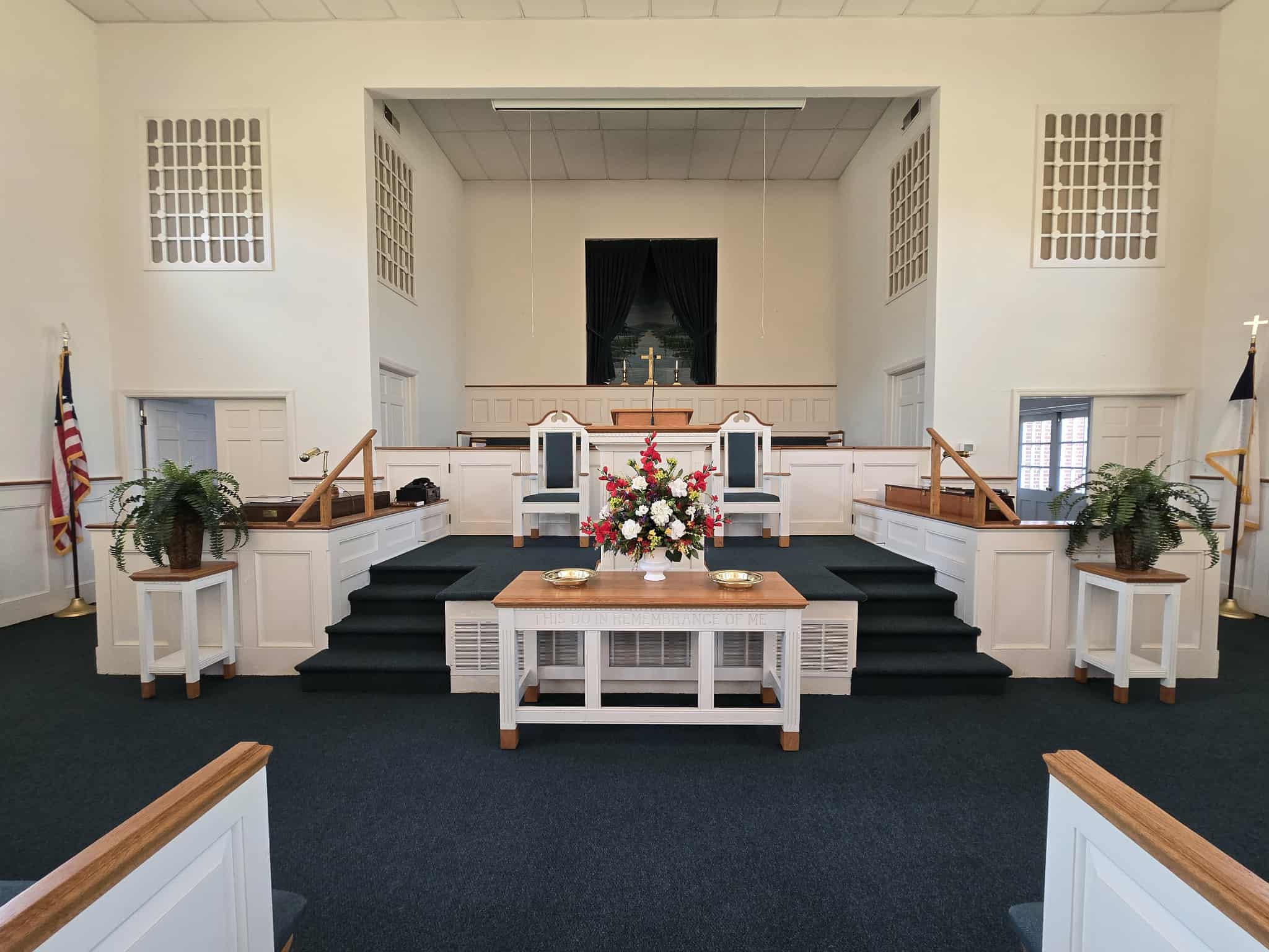 Full sanctuary makeover with new carpet